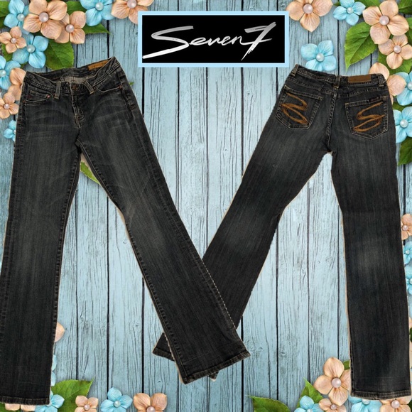 LOST IN HURRICANE IAN 🌴Seven 7 Classic Flare Jeans - Picture 1 of 8